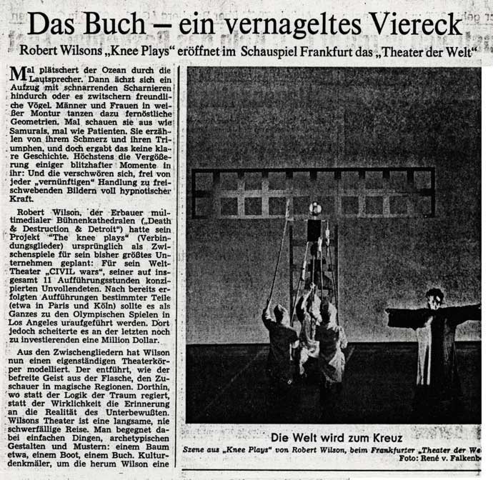 Das Buch - ein vernageltes Viereck, Feuilleton, September 1985